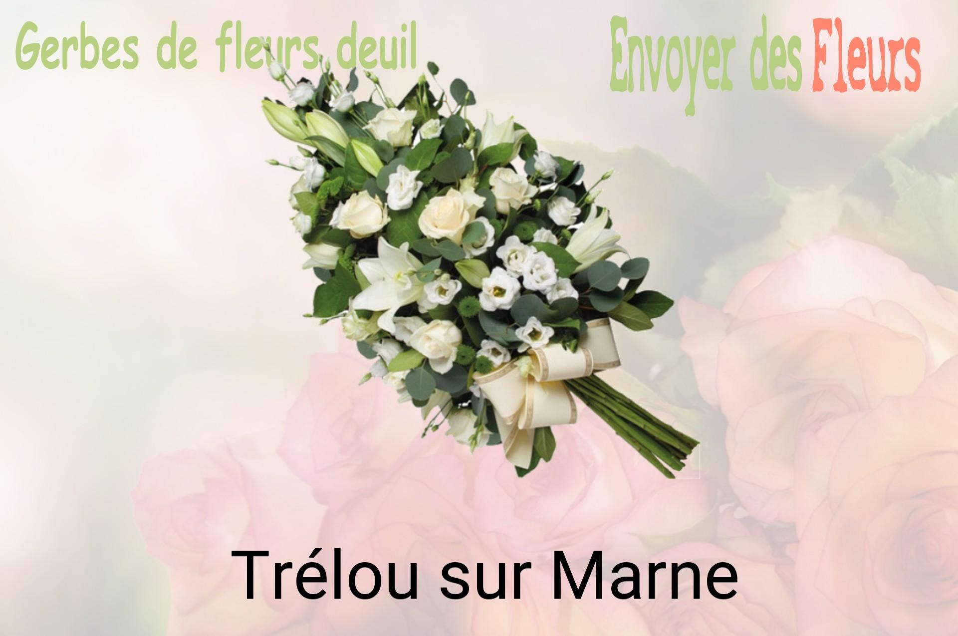 Gerbe de fleurs de deuil livrée à Trélou-sur-Marne